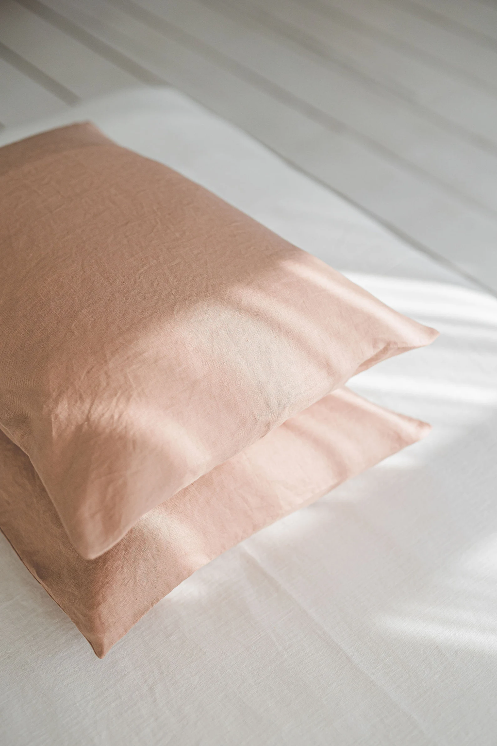 Softened linen pillowcase available in various colors, Handmade natural linen cushion cover, Custom size pillow cover with envelope closure.