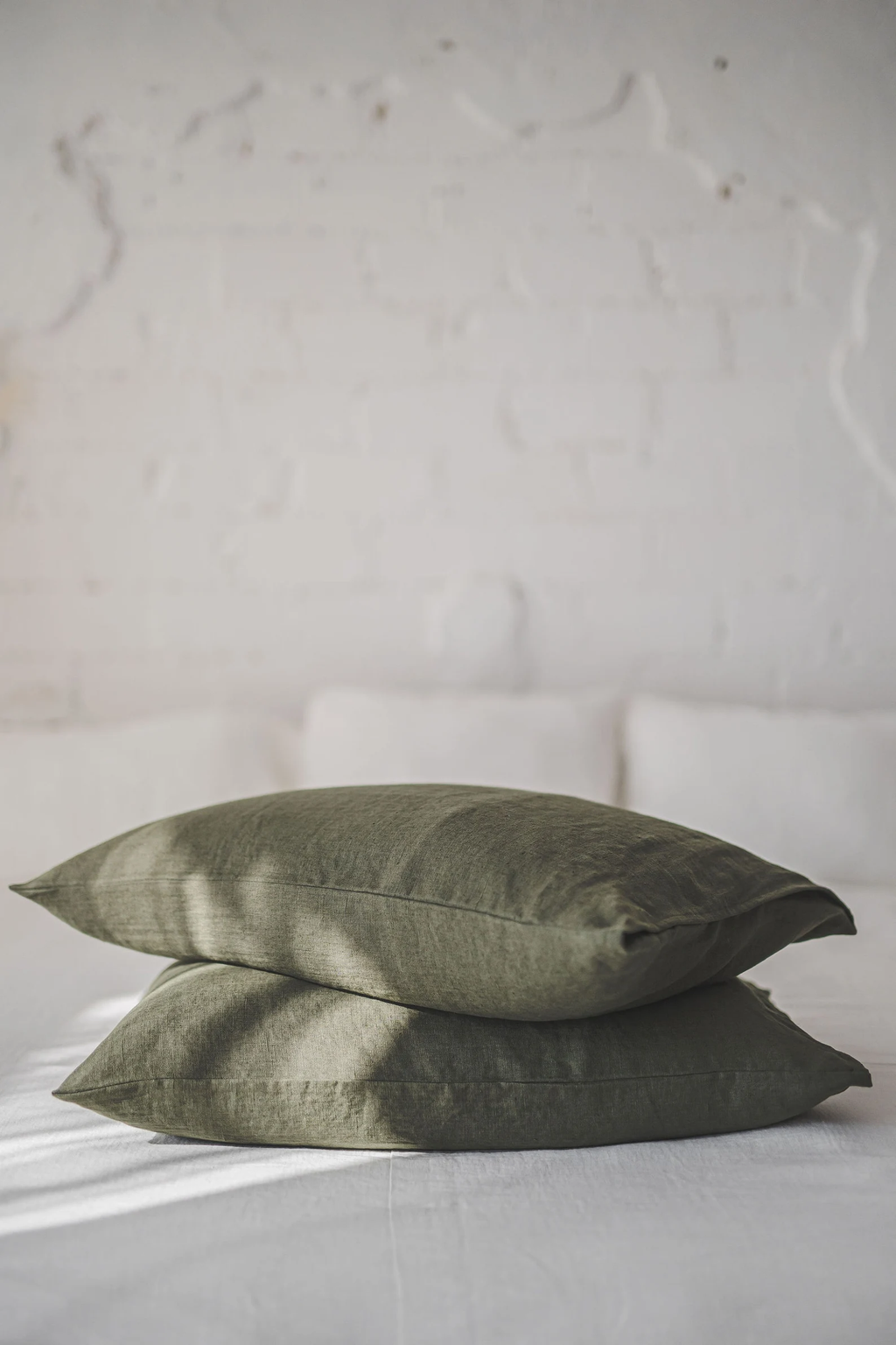 Natural linen pillowcase, Standard, queen, king, custom size pillowcases, 100% European linen pillow cover, Softened linen pillowcase.