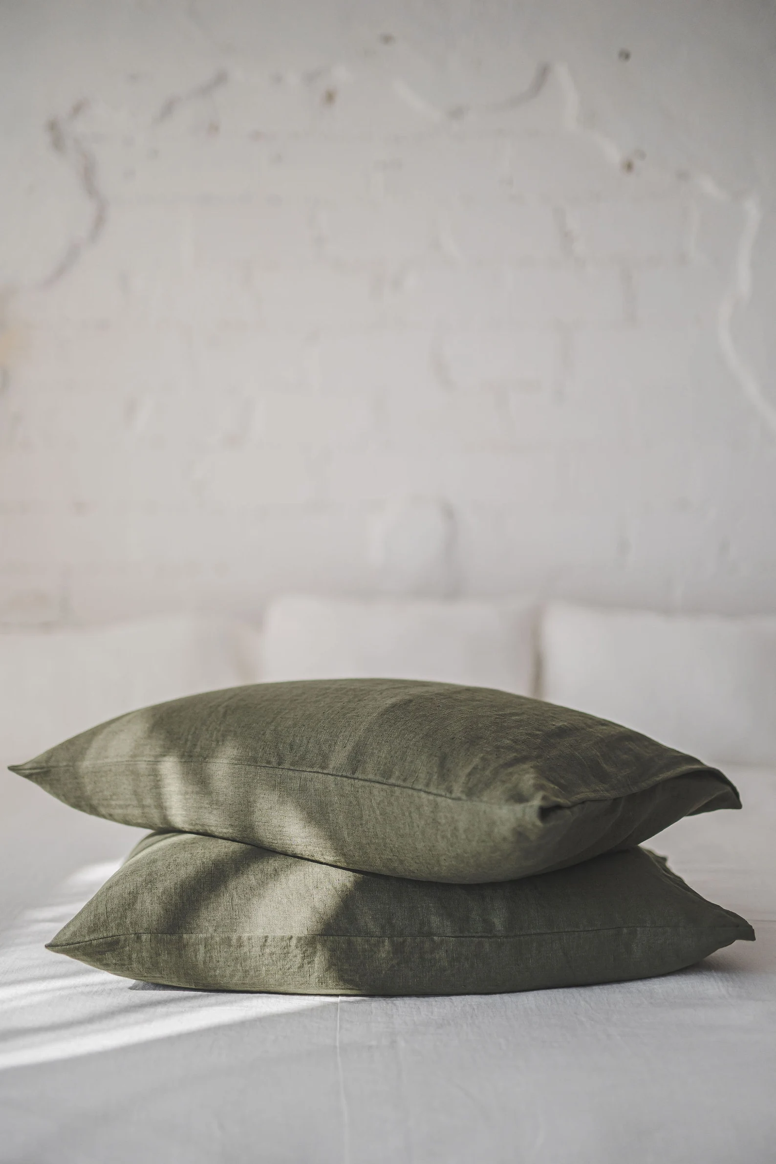 Natural linen pillowcase, Standard, queen, king, custom size pillowcases, 100% European linen pillow cover, Softened linen pillowcase.