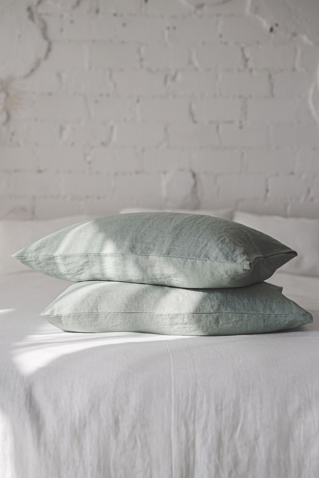 Linen pillowcase in various colors, Standard, Queen, King, Custom sizes pillow covers, Natural 100% linen cushion cover, European linen.
