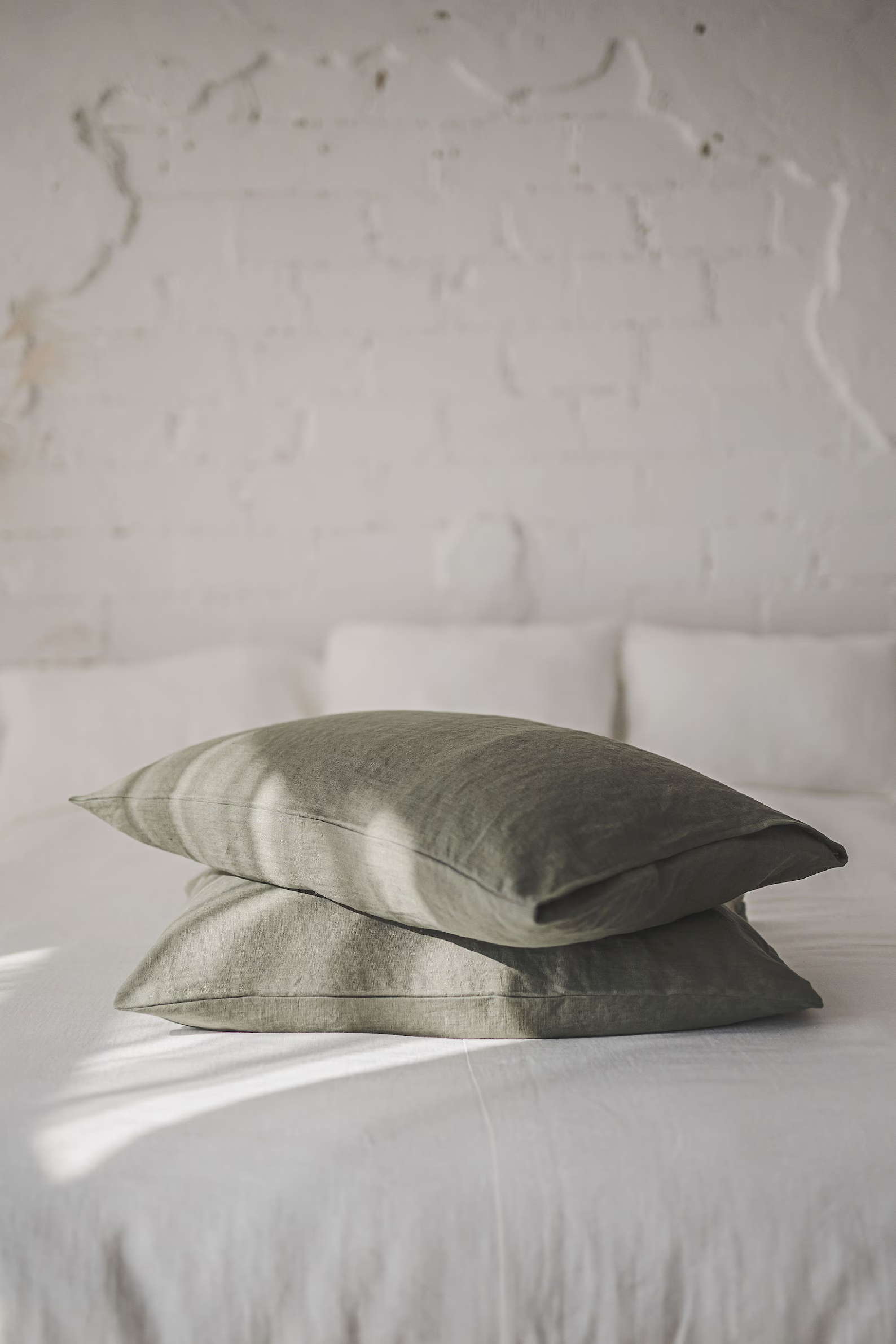 Linen pillowcase in various colors, Standard, Queen, King, Custom sizes pillow covers, Natural 100% linen cushion cover, European linen.