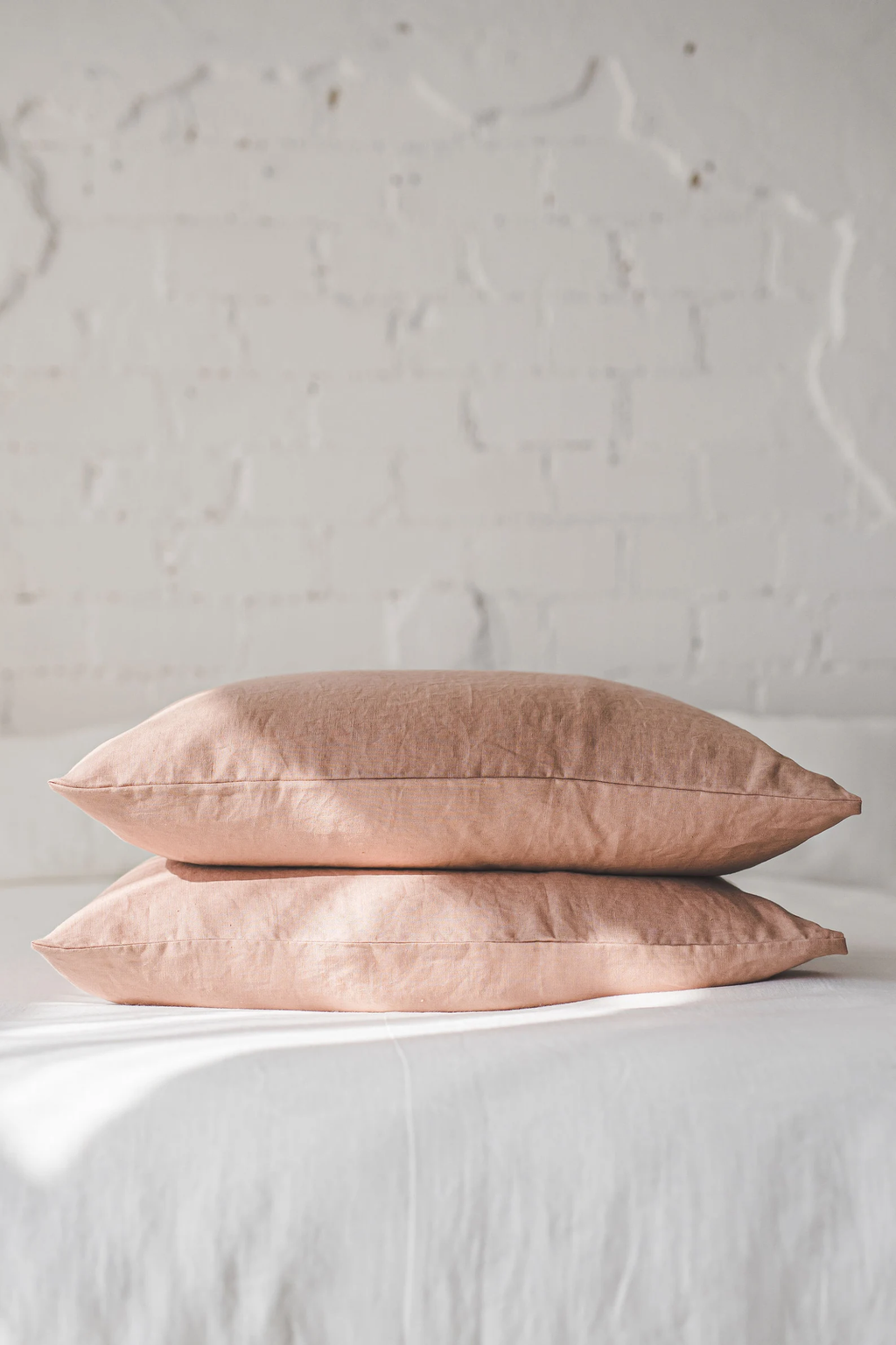 Softened linen pillowcase available in various colors, Handmade natural linen cushion cover, Custom size pillow cover with envelope closure.